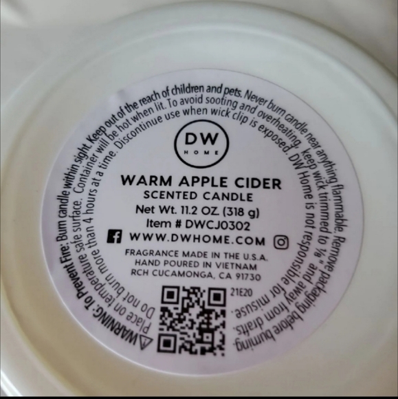 Apple Cider Candle-NWT - Picture 2 of 4